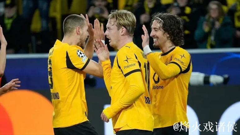 多特蒙德2-2博德闪耀，布兰特双响，阿里萨米、